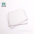 Feuille de polycarbonate transparent